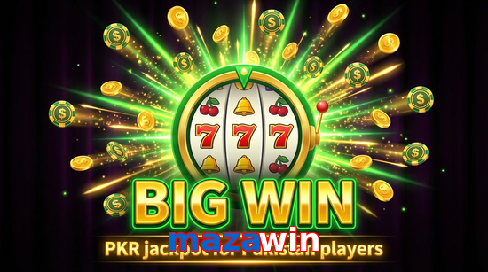 Big win animation on Mazawin slot game
